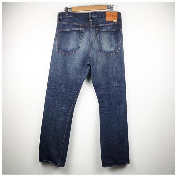 Canton Overalls Japanese Selvedge Denim Jeans Regular Fit 32x30 - Picture 2 of 9